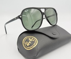 Ray-Ban Sunglasses Bill RB2198 60mm Black w/ Green G-15 Lens Oversized Aviator
