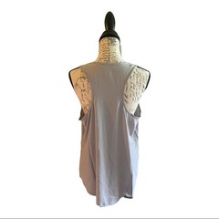 Daily Ritual Light Gray Racerback Tank Size 14