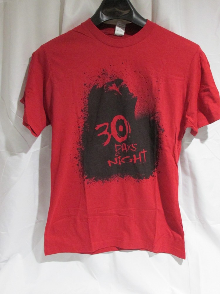 30 Days Of Night Movie Premiere Promo 2007 Red T-Shirt Size X-Large NEW