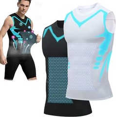 2024 New Version Ionic Shaping Vest, Comfortable and Breathable Ice-Silk Fabric