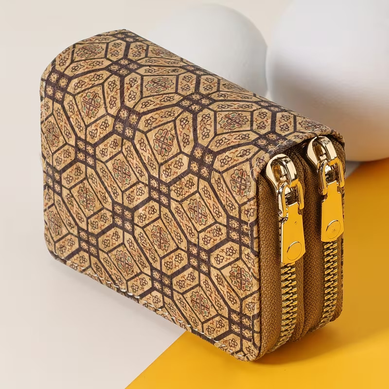 Large Capacity Wallet with Multiple Card Slots 4+3/8 x 3+1/4x 1+3/4 inch