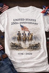 America 250th Anniversary Shirt, Revolutionary War Soldiers Tee, 1776-2026