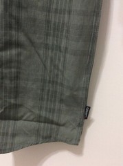 Men&rsquo;s Gerry Tech Woven Shirt Button Up Quick Dry, Olive Plaid, Size M