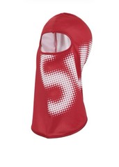 Supreme SS24 Halftone Logo Lightweight Poly Balaclava Red One Size New IN Bag