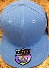 Original Plain Fitted Caps Flat Bill Hats [[ KB ]] Solid Colors ( New Item )
