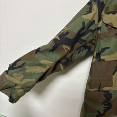 【US ARMY】 87年納入 米軍 実物 M-65 ウッドランドカモ フィールドジャケット S-3674