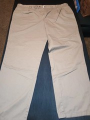 Men&rsquo;s No Brand Straight Leg Chino Pants Size 46×34 Khaki