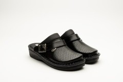 LEON V202 Unisex Medical Clogs Genuine Leather Shoes Comfort Breathable Non-Slip
