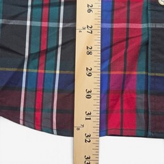 Chaps Men&rsquo;s Large Plaid Stretch Button Down Shirt Easy Care Long Sleeve NWT