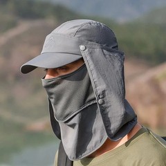 UV Protection Sun Hat with Neck Flap for Fishing Hiking Baseball Cap Outdoor