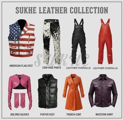 Light Weight Thin Button Fly Pants Men&rsquo;s Cowhide Leather Pant Custom Length