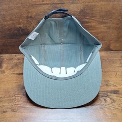 Short Brim 5 Panel Hat Adjustable Strap Cap Green Hat | Polyester Cap