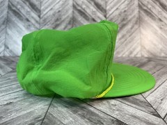 Big A Auto Parts Fluorescent Green Nylon Adjustable Snapback Cap Hat