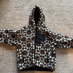 Stussy Pattern Sherpa Reversible Jacket Men’s Size XL Natural Authentic FW22