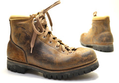 Vintage Vasque Split Hide Brown Leather Hiking Backpacking Boots 7506 – Sz 7 D