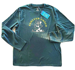 NWT United By Blue Impact Collection Men&rsquo;s Medium Long S T-shirt « Forever Green »