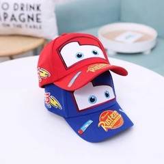 Lightning McQueen spring, autumn and summer children&rsquo;s hat cartoon Cars peaked