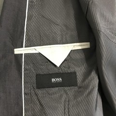Men Hugo Boss Suit Grey Silk 40 /L / 48