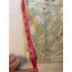 Gloria Vanderbilt Amanda Camo Floral Embroidered Jeans Womens 12 Pastel Straight