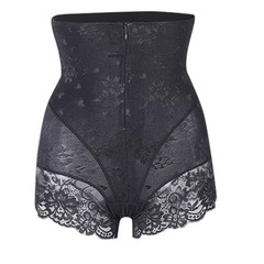 Women&rsquo;s High Waisted Shaping Panties Tummy Control Lace Briefs Seamless Shapewea