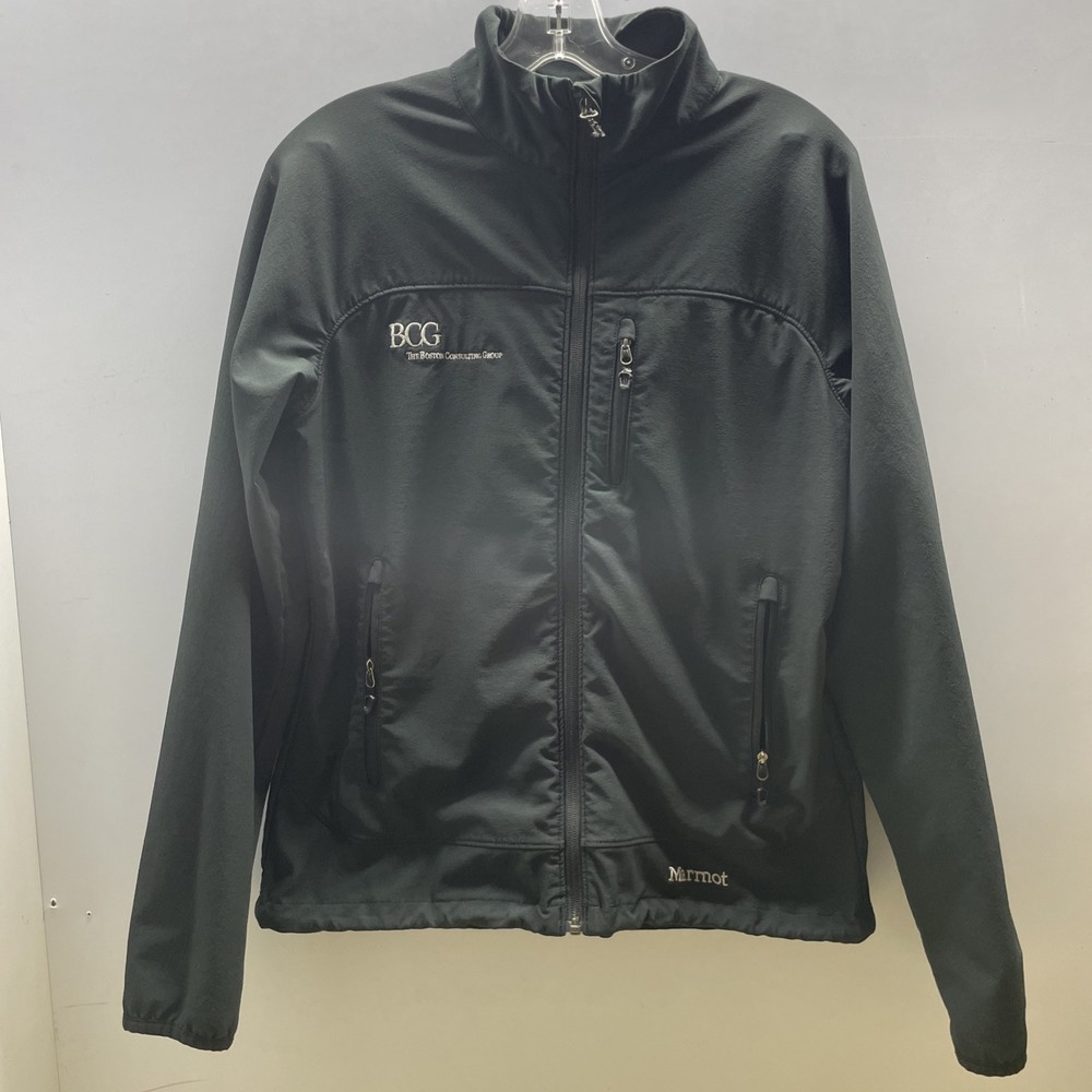 Marmot Black Bero M3 Softshell Performance Stretch Full Zip Jacket Men&rsquo;s M #684