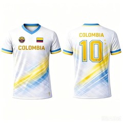 Colombia Football Shirt 2026 World Cup T-Shirts Colombia Team Shirts Polyester