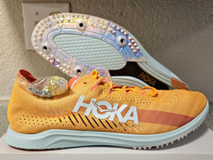 Hoka One One Cielo X LD Carbon Fiber Track Spikes Radiant Yellow Men&rsquo;s Sz 13 NEW