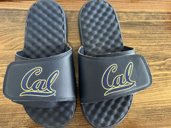 ISlide Mantra Cal Berkeley University Primary Navy Blue Slide Sandals Sz. 7