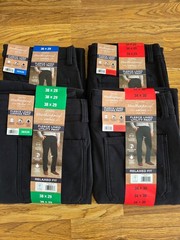 Weatherproof Vintage Men&rsquo;s Black Fleece Lined Pants size 34×29 34×30 36×29 38×29