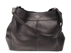 Coach Large Black Leather Bag