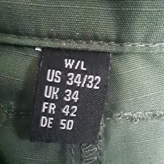 Gorpcore Utility Tactical Cargo Pants Olive Drab Mens 34×32 Streetwear Cabincore