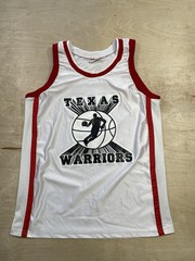 Teamwork Athletic Apparel Sleeveless Jersey Texas Warriors Size L Made In USA