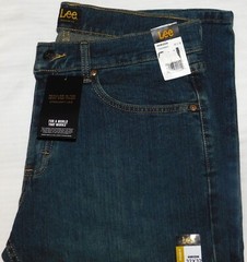 LEE Regular Straight Jeans Stretch Regular in Seat and Thigh Horizon Dark Blue