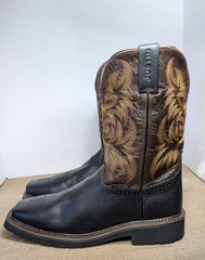 Justin Men&rsquo;s Boots Driller Western Stampede Cowboy Work Composite Toe 10.5 D