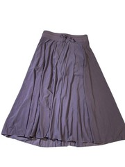 Halara Breezeful Mesh Pleated Midi Skirt Skort Purple Size M Built-in Shorts NWT