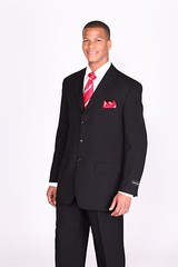 mens&rsquo; Polyester Basic Suit 3 Button by Fortino Landi Style 802P