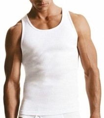 6-12 Packs Men 100% Cotton Ribbed Tank Top A-Shirt Wife Beater Undershirts Lot