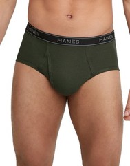 Hanes Men&rsquo;s 6-Pack Brief Underwear Mid Rise Tagless Wicking Comfort Flex Waist