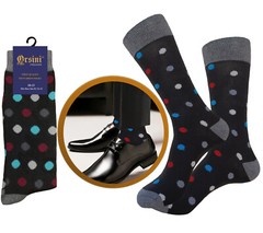 12-6 Pair MULTI PATTERN First quality Multi color Men&rsquo;s COTTON Dress Socks 10-13