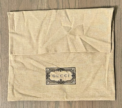 Authentic GUCCI – Large Dust Envelope Bag – Size: 13.5” x 12” Inches – New
