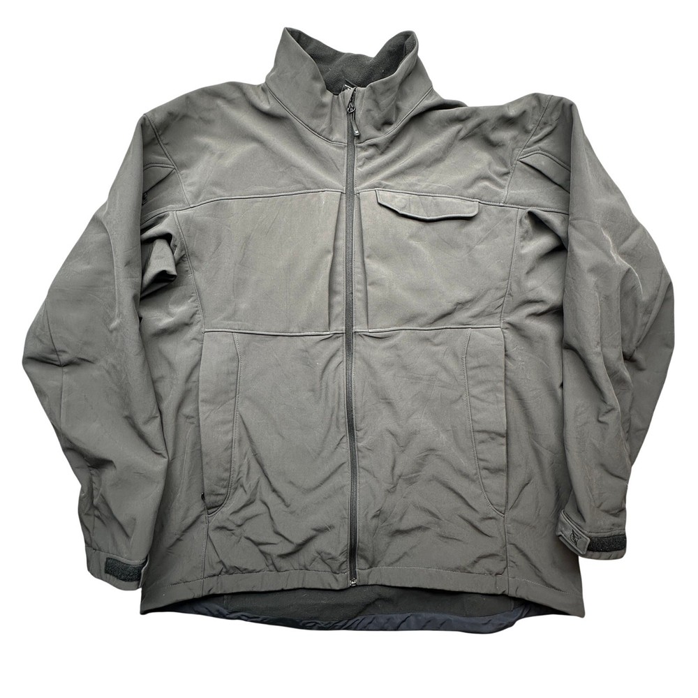 Vertx F1 VTX8830 Downrange Mens Soft Shell Jacket Mens XXL Gray Pockets Full Zip