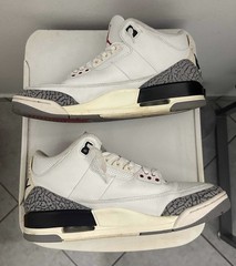 Size 11.5 – Jordan 3 Retro Mid White Cement Reimagined