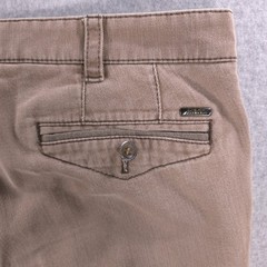 Meyer Chicago Brown Regular Soft Stretch Chino Trouser Pants Mens 52 (34×30)