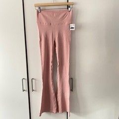 Free People Movement Rich Soul Flares Leggings Size M / L Mauve Pink