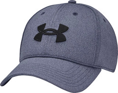 Under Armour Mens UA Blitzing 4.0 Stretch Fit Cap Flex Hat Navy Size M/L NWT