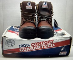 Steel Blue Argyle Met 832912 Safety Boots 8.5M Oak Steel Toe Met Guard NIB
