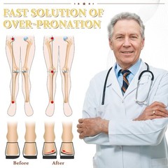 Corrective Insoles for Supination & Over-Pronation, Orthotics Medial & Latera…