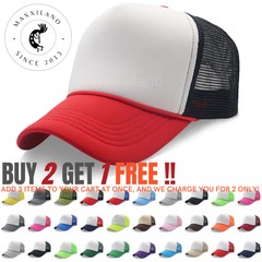 Trucker Hat Mesh Foam Cap Snapback Baseball Caps Adjustable Men Women Hats