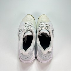 ASICS Solution Swift FF White Silver Lace Up Tennis Shoes 1042A197 Womens Size 9