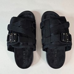DRACO Slides Size 7-8 7.5 Men&rsquo;s Phantom Black Remastered Slide Sandals Shoes NEW
